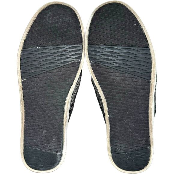 TOMS Mens Mustache Sneakers Gray Herringbone Lace Up Low Top Flat Heel Casual 8 - Picture 10 of 12